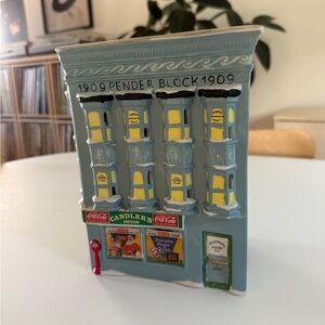 Vintage Christmas Decor Coca Cola Town Square Collection Chandler's Drugs 1991